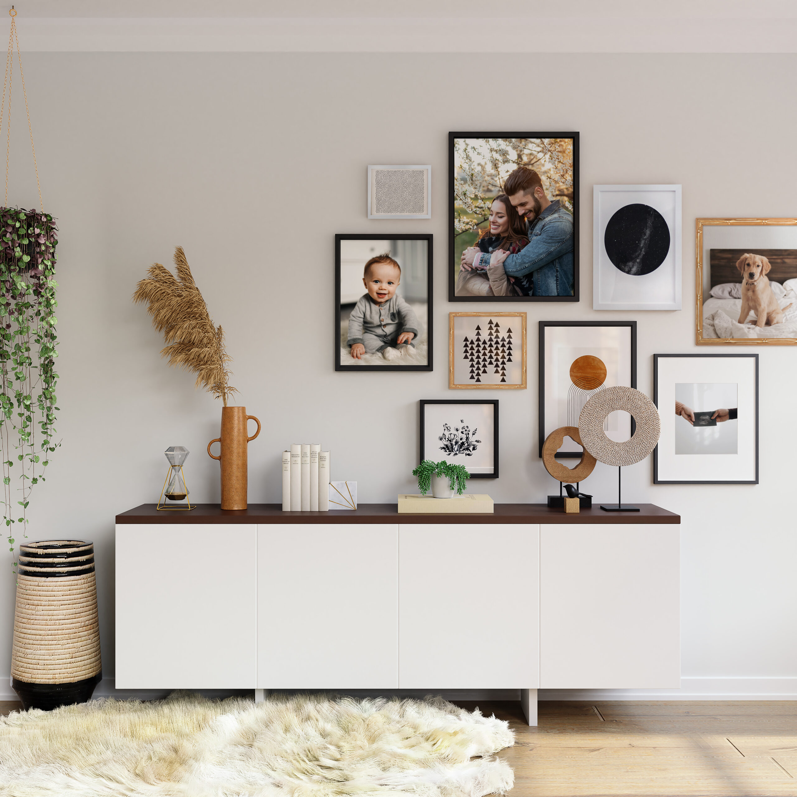 4 Tips for Styling Framed Gallery Walls